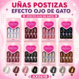 1099 uñas postiza caja  x 12u AX0618