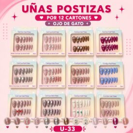 1102 uñas postiza caja x 12u U33