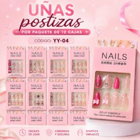 1109 uñas postiza caja x 12u YY-04