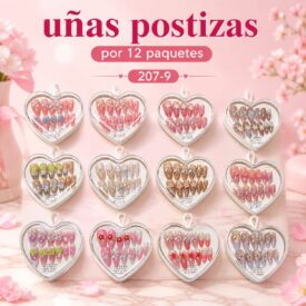 1157 uñas postiza caja x 12u.  207-9