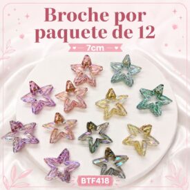 1249 Broches x paq. 12u. BTF418