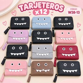 7156 TARJETERO COLOR AL AZAR W38-12