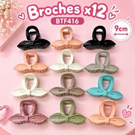 7166 Broches x paq. 12u. BTF416