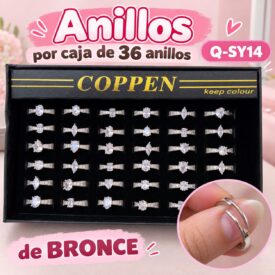 7189 anillo caja x 36 und BRONCE Q-SY14