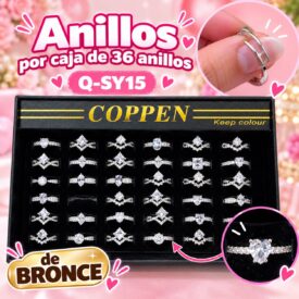 7199 anillo caja x 36 und BRONCE Q-SY15
