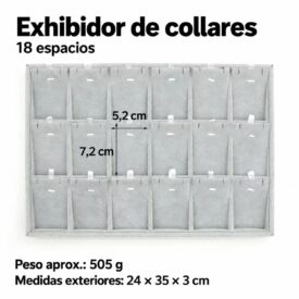 7788 exhibidor de collares x18 ZP05