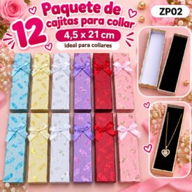 7527 caja de regalo PLUMA x 12und ZP02