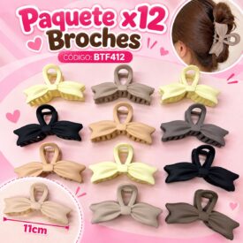 7525 Broches x paq. 12u. BTF412