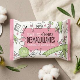 7565 toallita desmaquillantes oliva y aloe x  paq. 8pcs THELMA & LUIS TYL0076